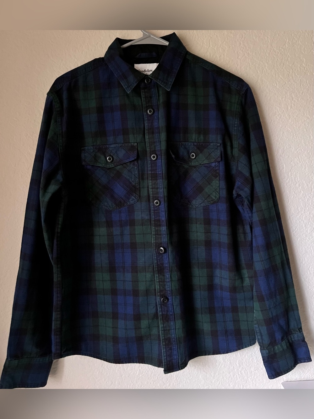 Goodfellow Men's Plaid Button-Up Shirt - S